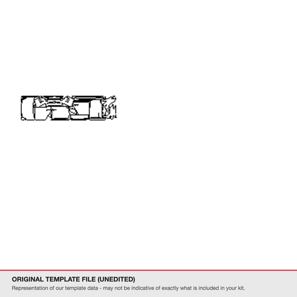 Toyota Prius 2013-2014 original template file
