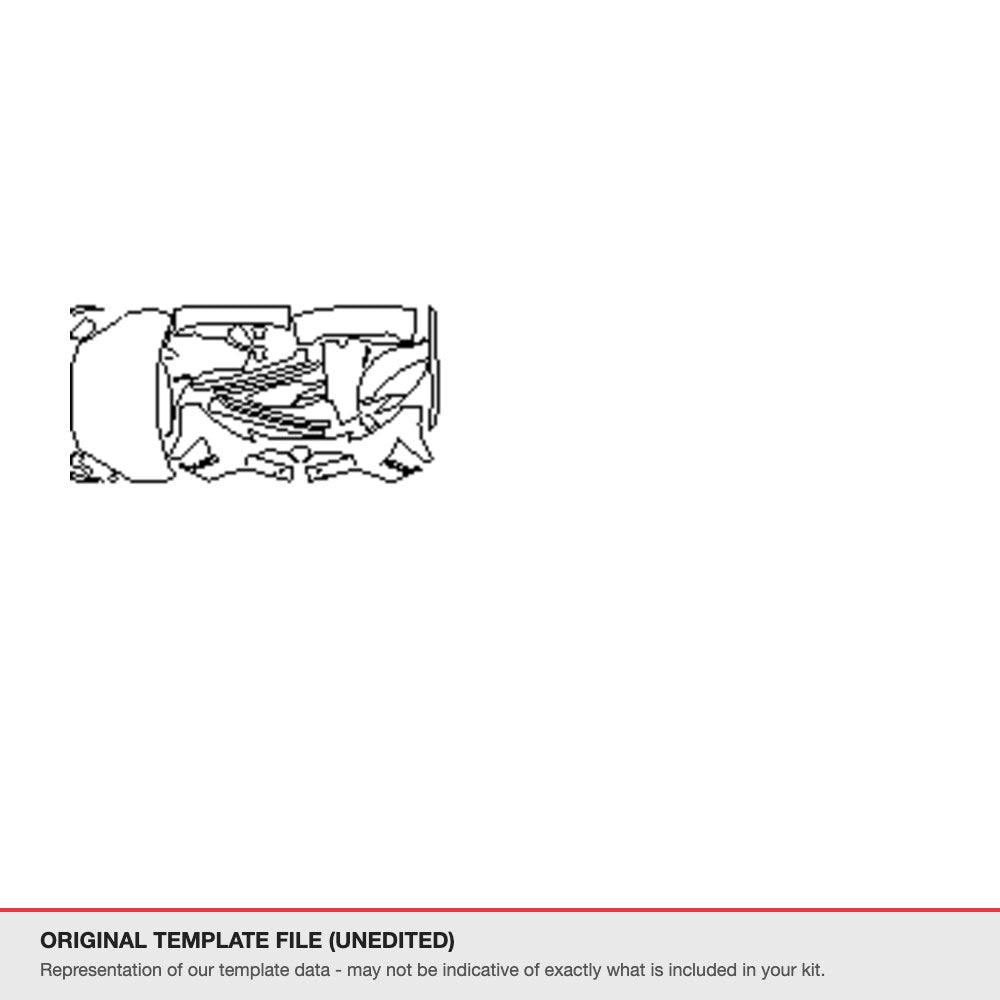Toyota Prius 2018-2021 original template file (template 2)