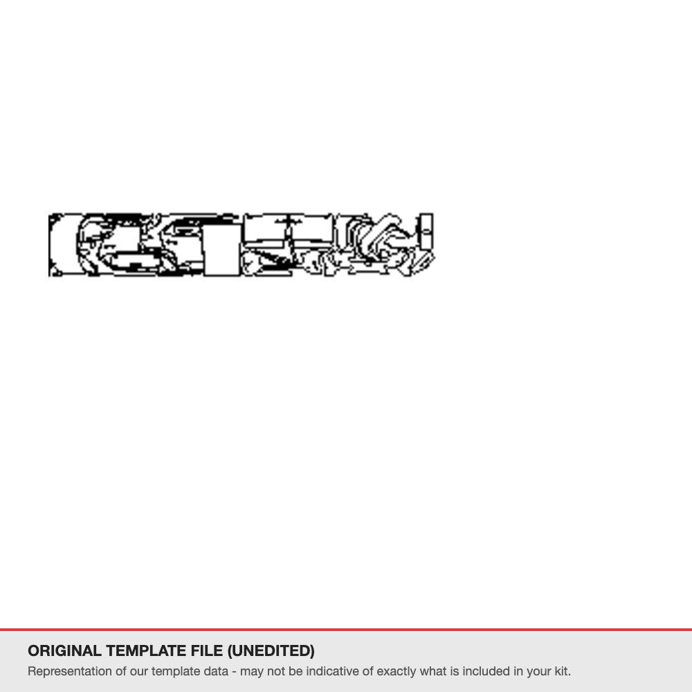 Toyota Yaris Cross 2020+ original template file