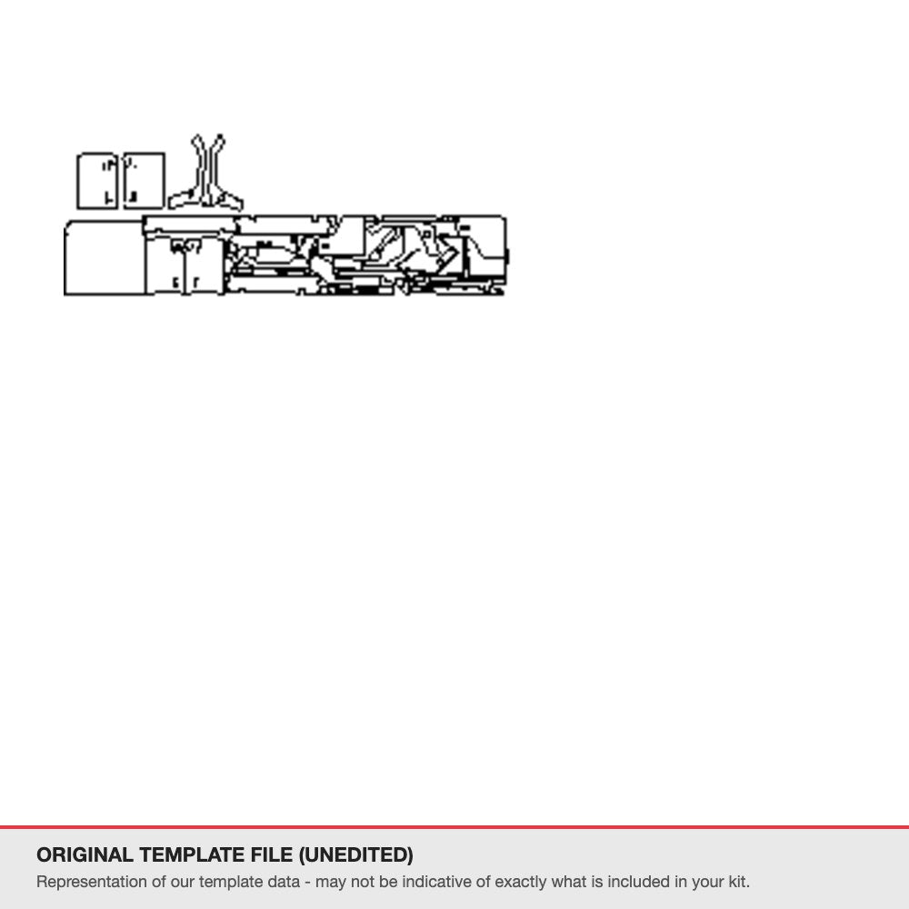Toyota Land Cruiser 70 Dual Cab 79 2024+ original template file