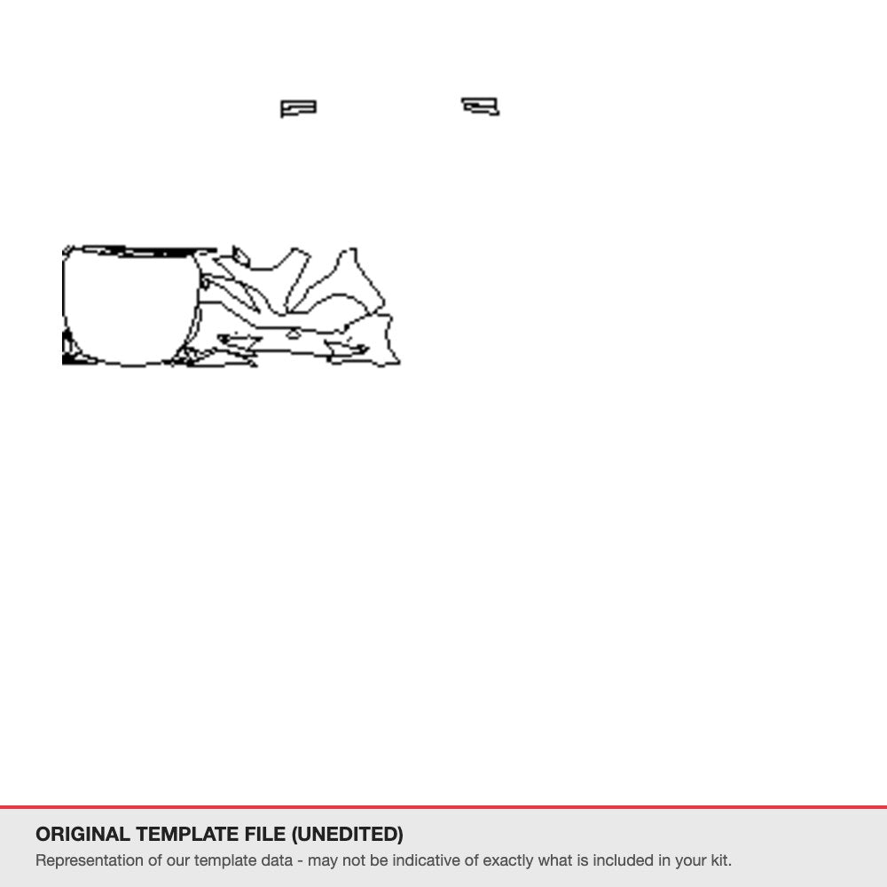Toyota Mirai 2023 original template file (template 1)