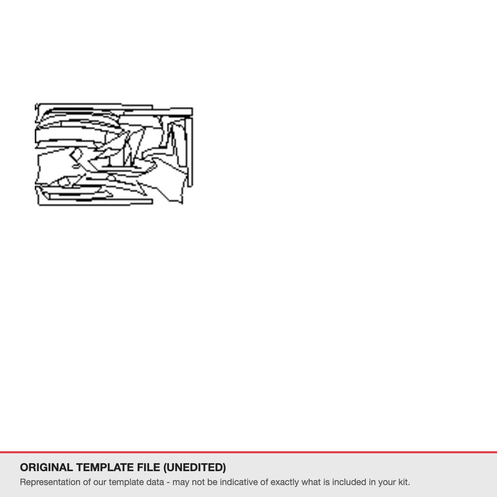 Toyota Yaris 2017-2018 original template file