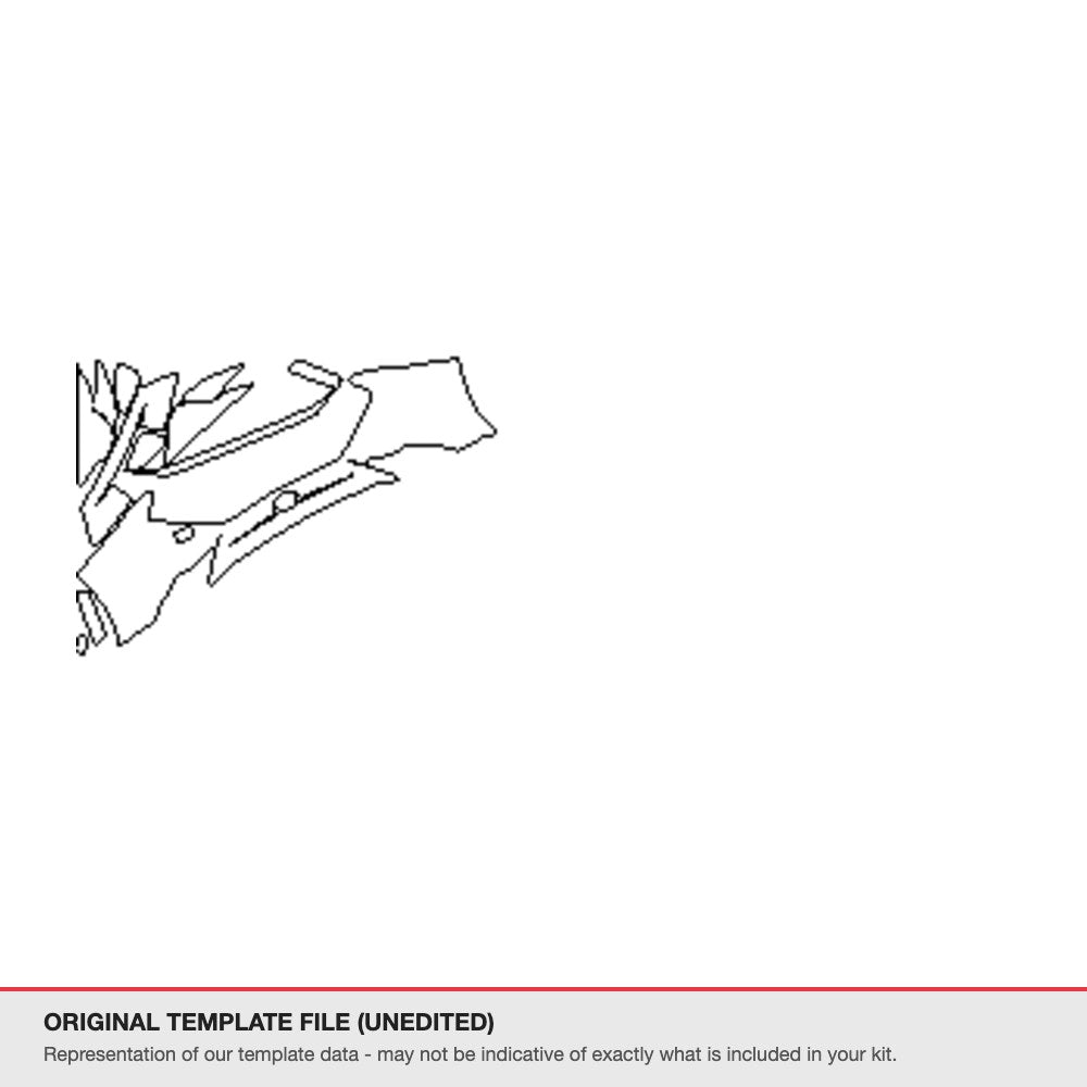 Toyota Yaris 2020-2023 original template file (template 2)