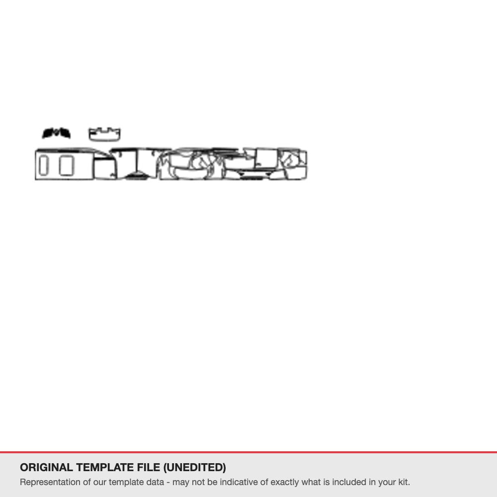 Toyota Alphard 2015-2017 original template file
