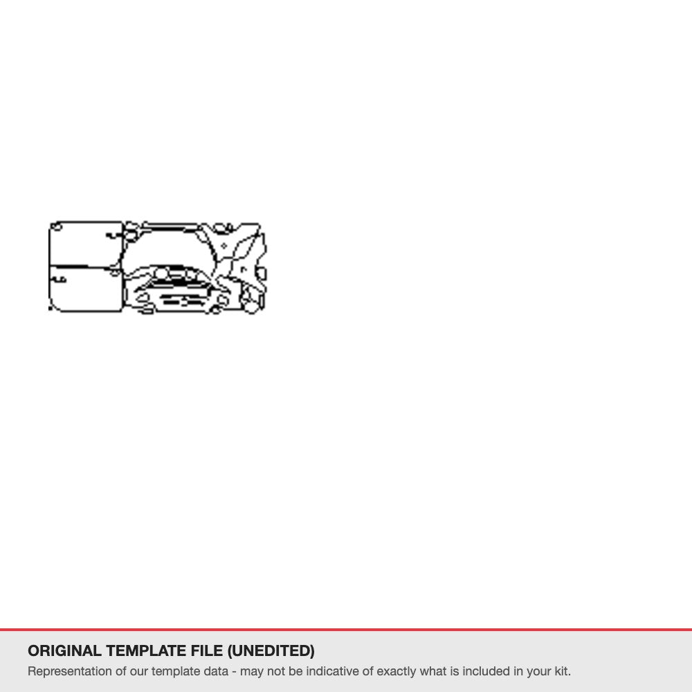 Fiat 500 2016-2021 original template file