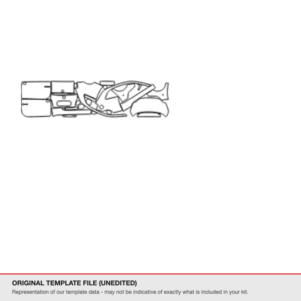 Fiat 500 2022+ original template file
