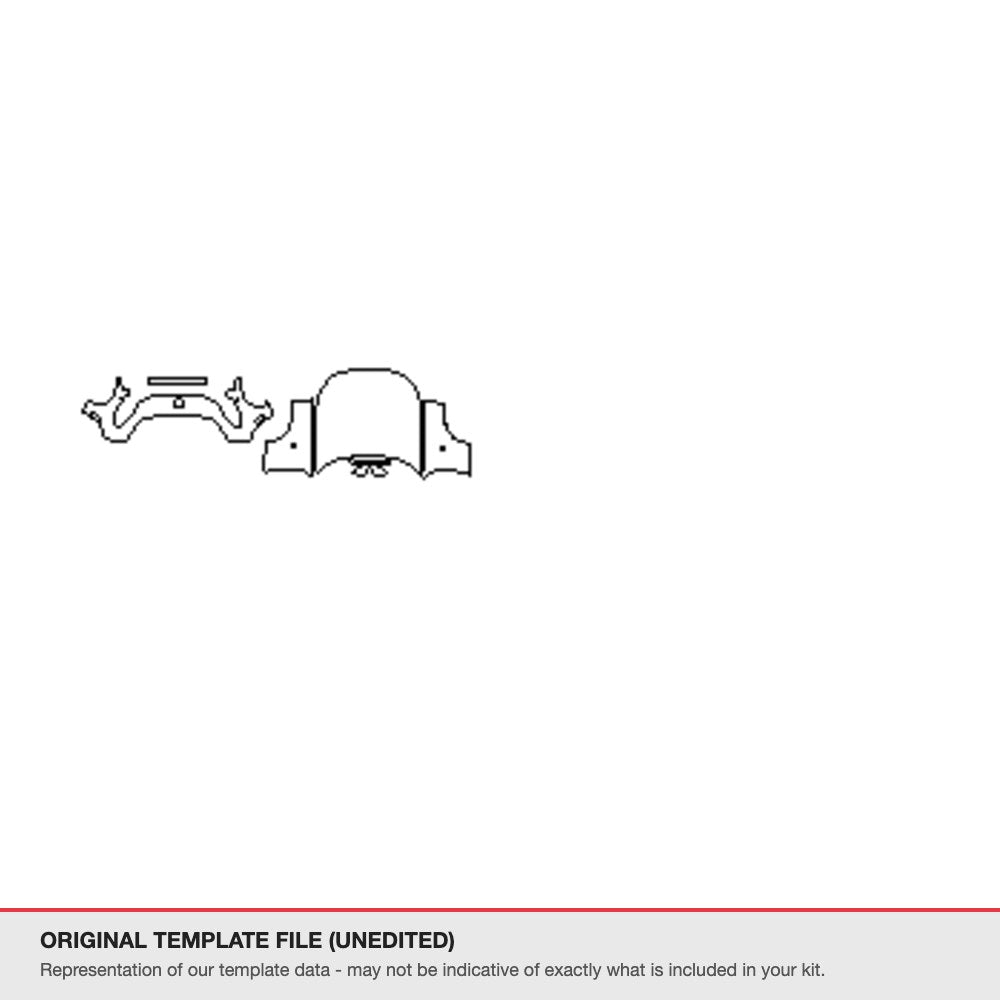 Fiat 124 2017+ original template file