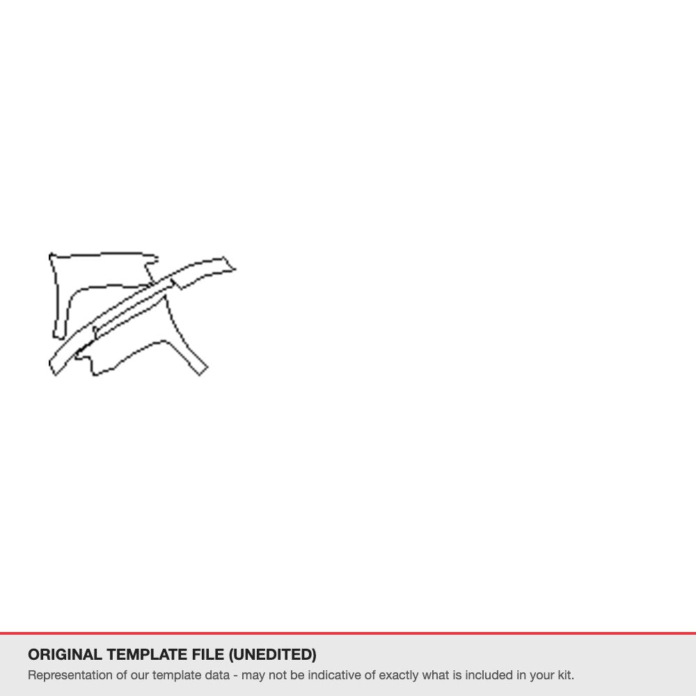 GMC Sierra 1500 2010-2012 original template file