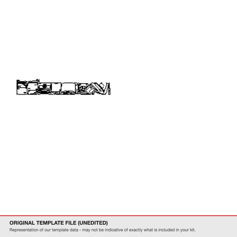 GMC Sierra 1500 2025+ original template file (template 2)
