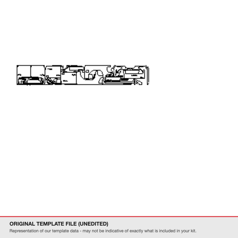 GMC Sierra 1500 2025+ original template file (template 1)