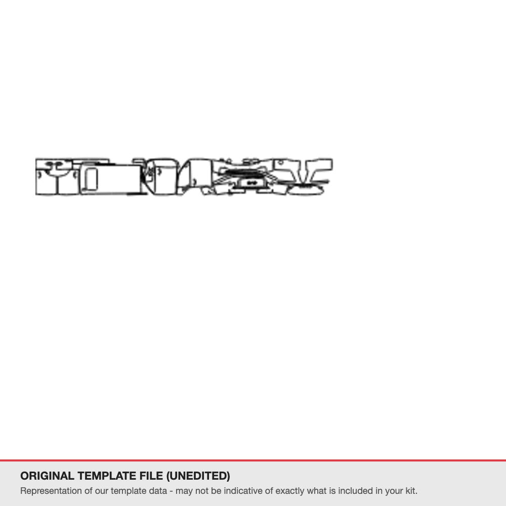 GMC Yukon Standard Wheelbase 2015-2021 original template file