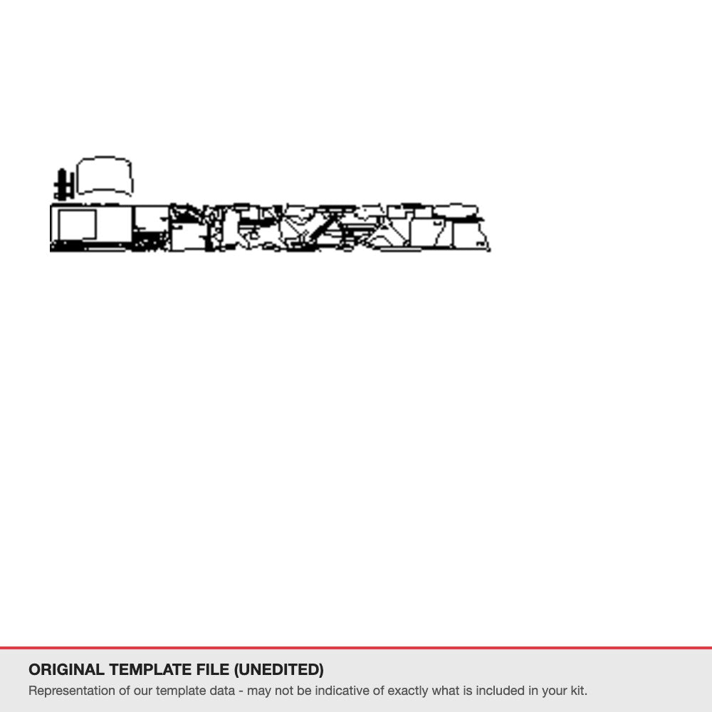 GMC Yukon Standard Wheelbase 2025+ original template file (template 1)