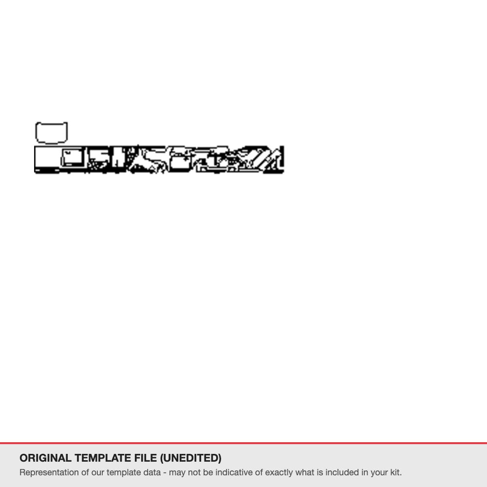 GMC Yukon Long Wheelbase 2024+ original template file