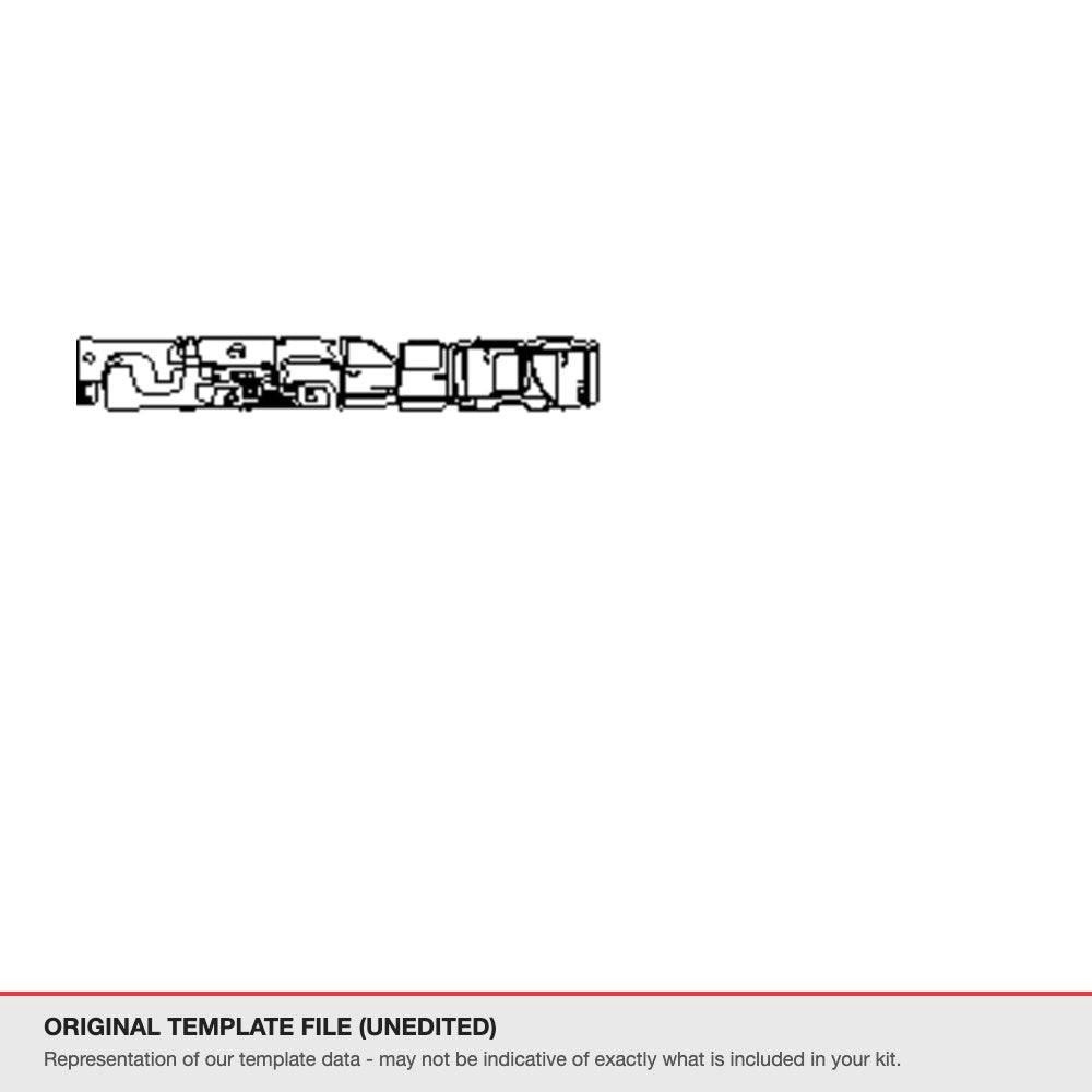 GMC Sierra 2500 2019-2023 original template file