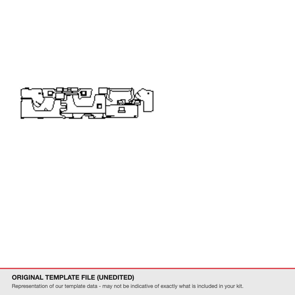 GMC Sierra 3500 3500HD 2017+ original template file