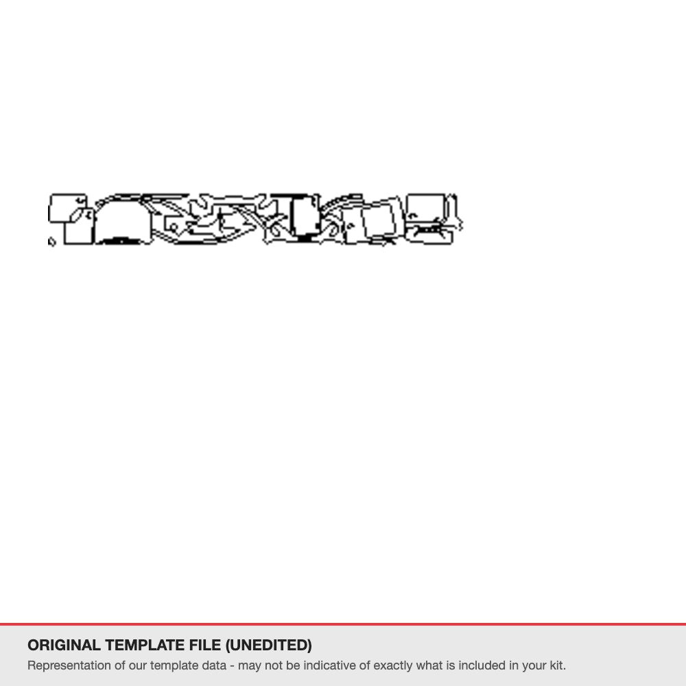 Haval H6 GT 2022+ original template file