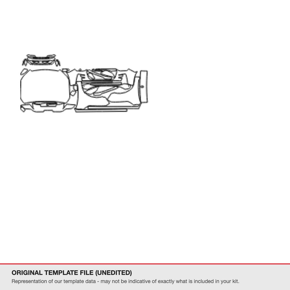 Isuzu D-Max 2021-2022 original template file