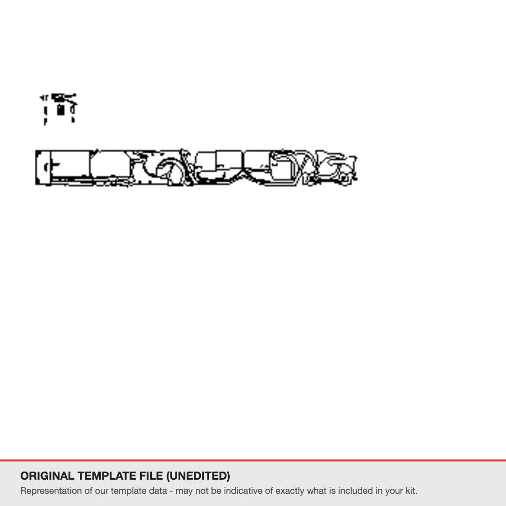Isuzu D-Max 2023-2024 original template file