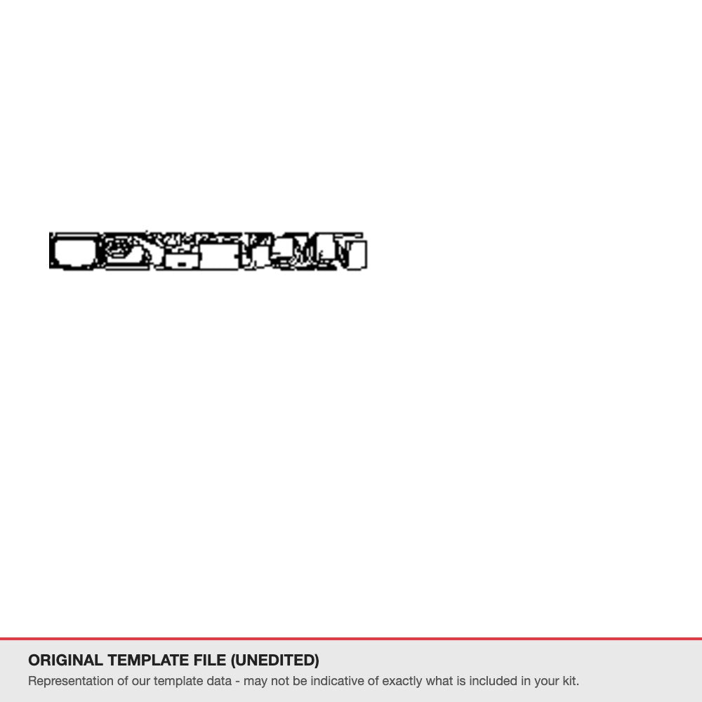 Isuzu D-Max 2025+ original template file (template 2)