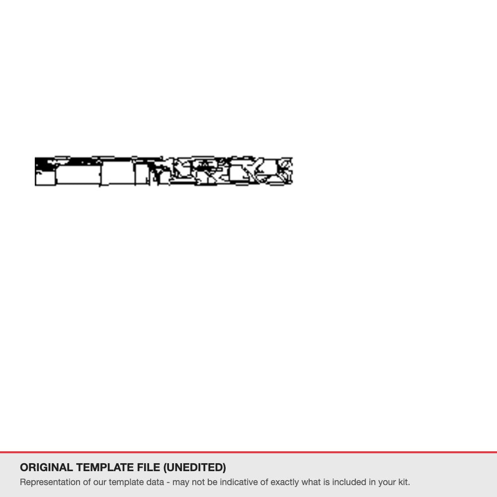 Isuzu MU-X 2025+ original template file