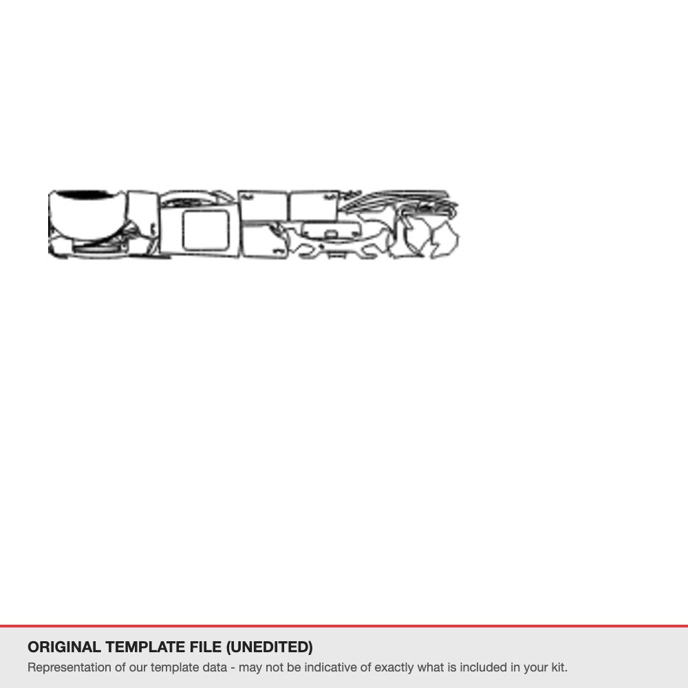 Geely Coolray 2019-2022 original template file