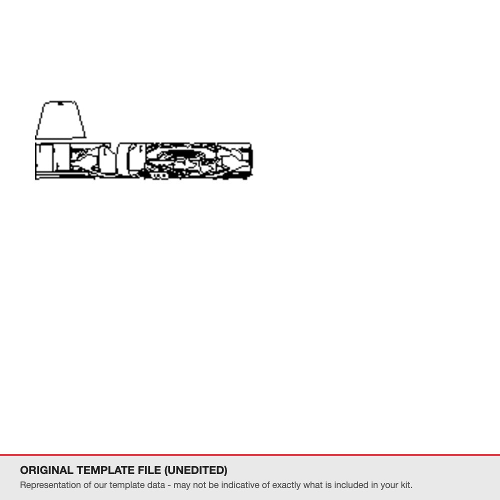 Genesis G80 2025+ original template file (template 2)