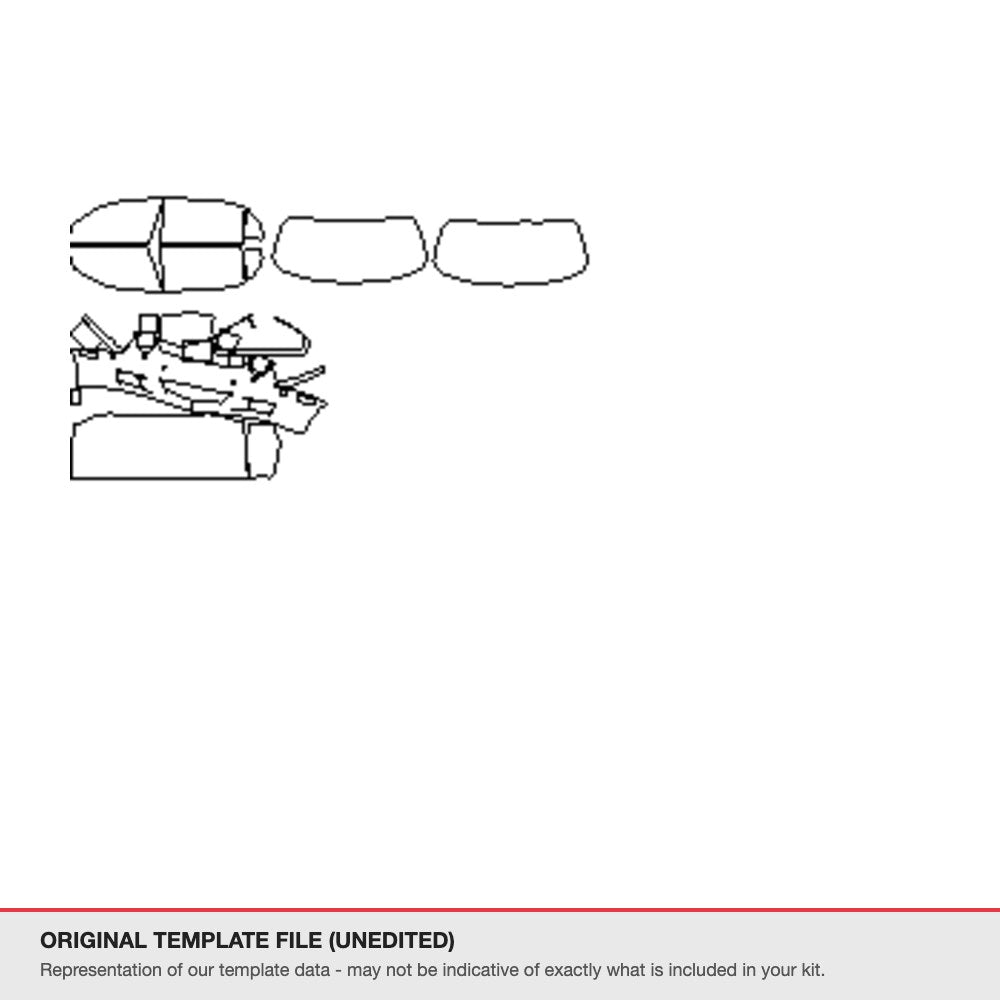Jaguar XJ 2008-2012 original template file
