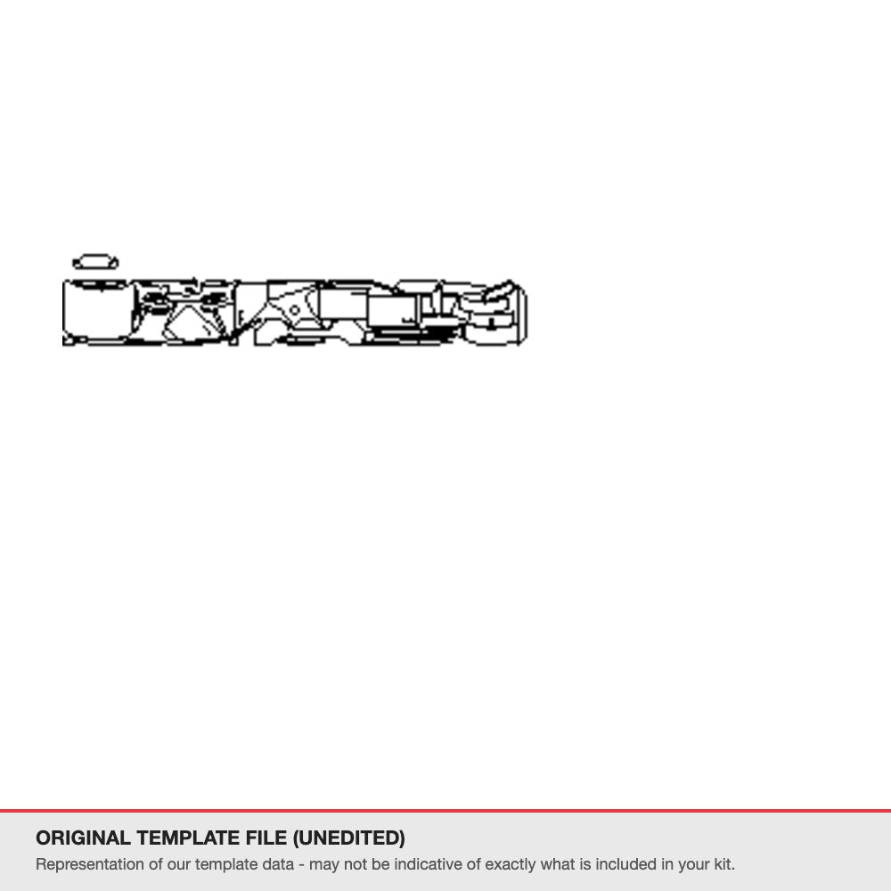 Jaguar XE 2020+ original template file (template 1)
