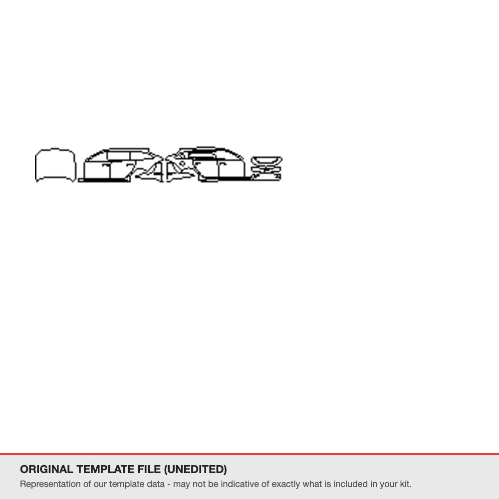 Jaguar XF 2019-2020 original template file