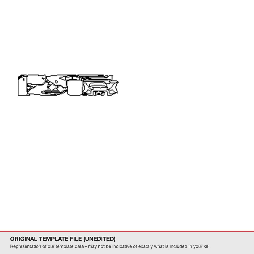 Jaguar F-Type Coupe 2018-2020 original template file (template 3)