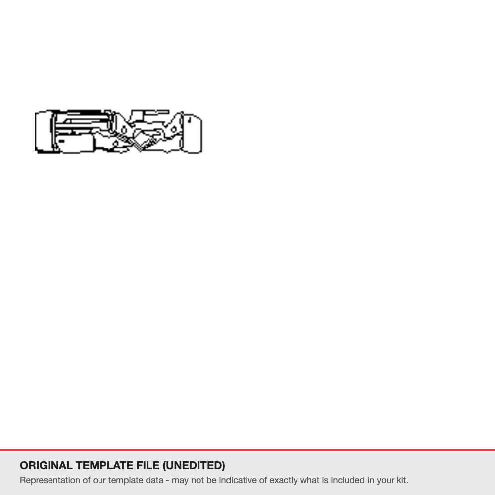 Jaguar F-Type Roadster 2018-2020 original template file (template 3)