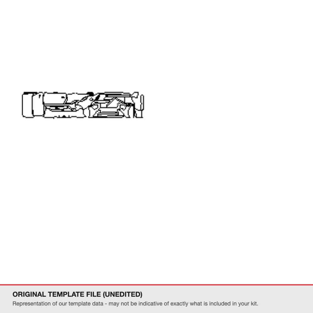 Jaguar F-Type Roadster 2018-2020 original template file (template 2)