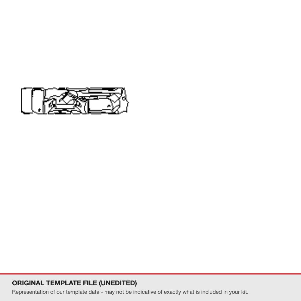 Jaguar F-Type Roadster 2018-2020 original template file (template 1)