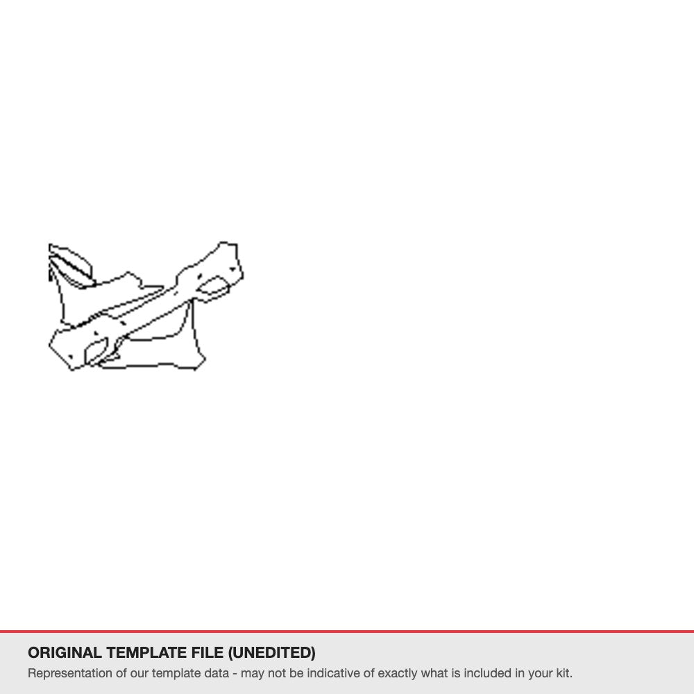 Jeep Cherokee Altitude 2021+ original template file