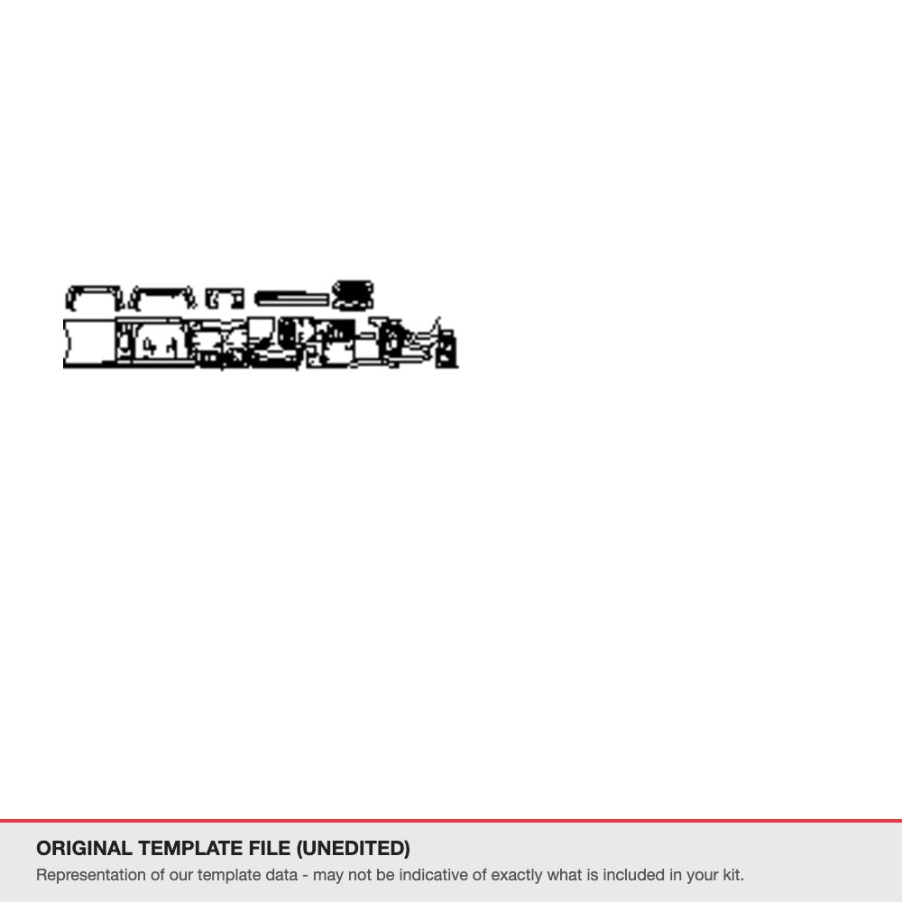 Jeep Wrangler 4-Door 2021+ original template file