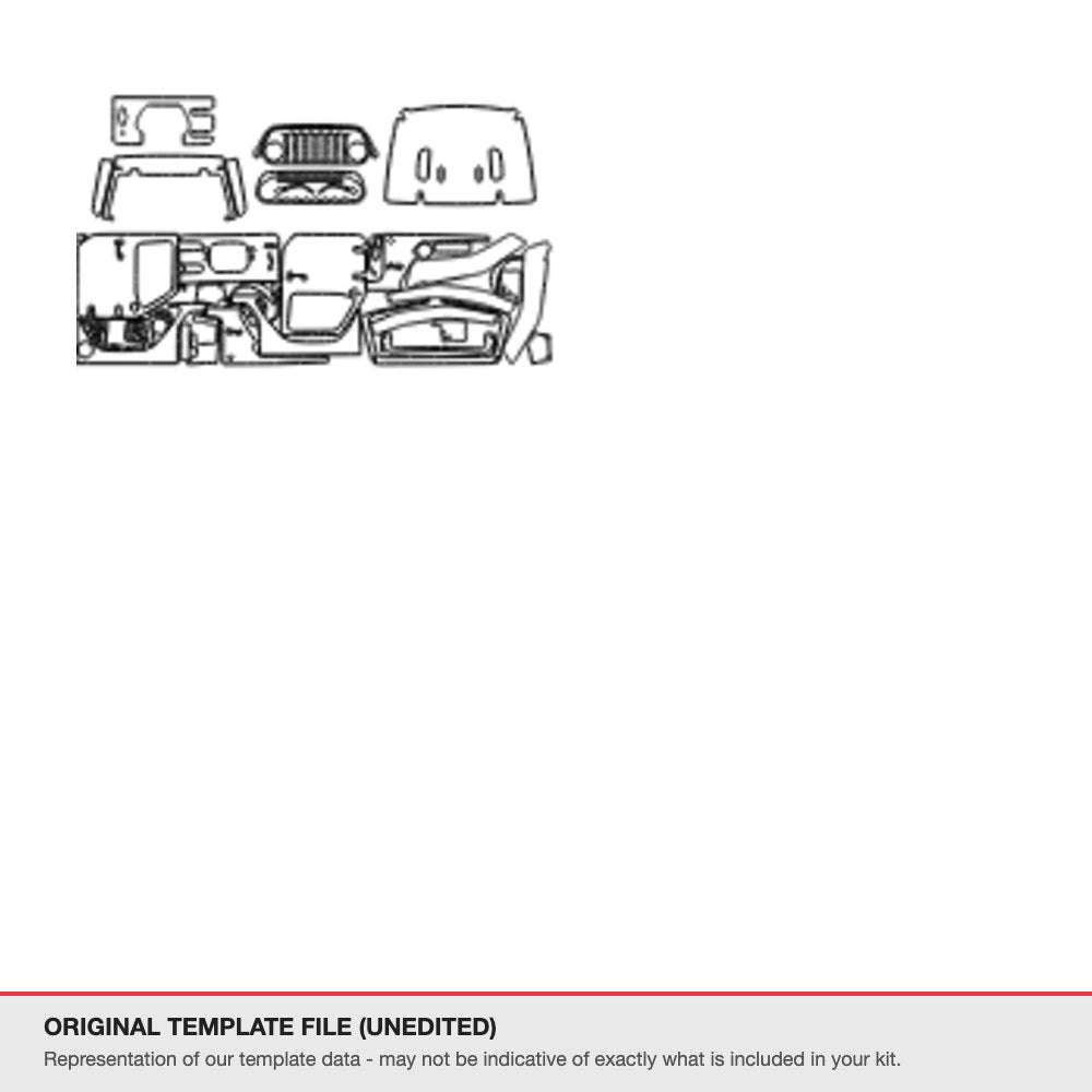 Jeep Wrangler 2-Door 2021-2023 original template file