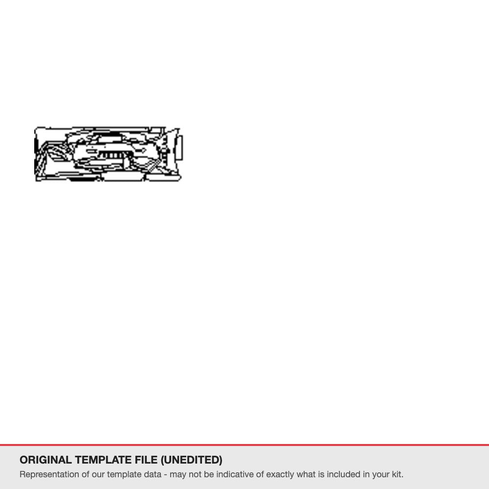 Jeep Cherokee 2017-2018 original template file