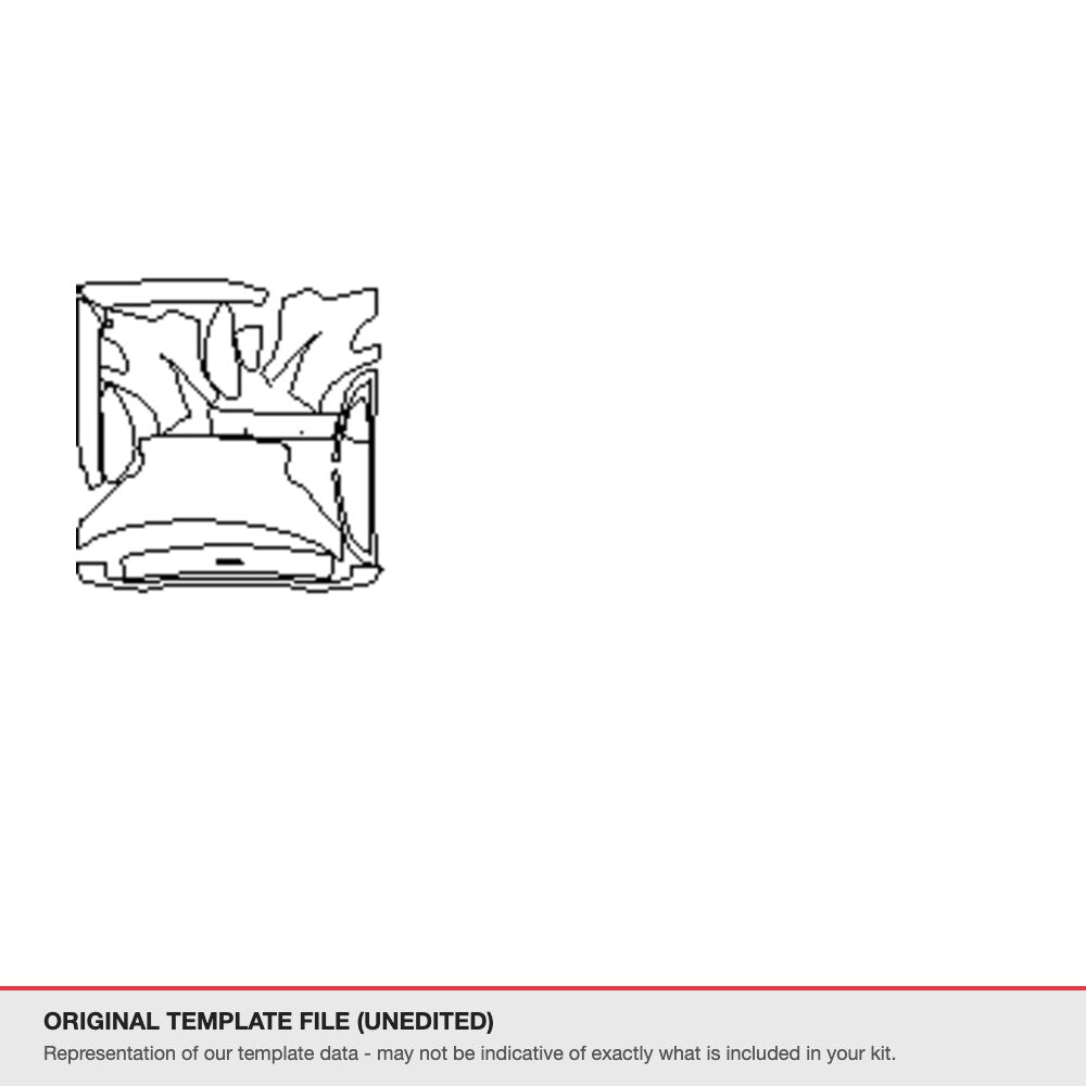 Smart ForTwo 2013-2016 original template file