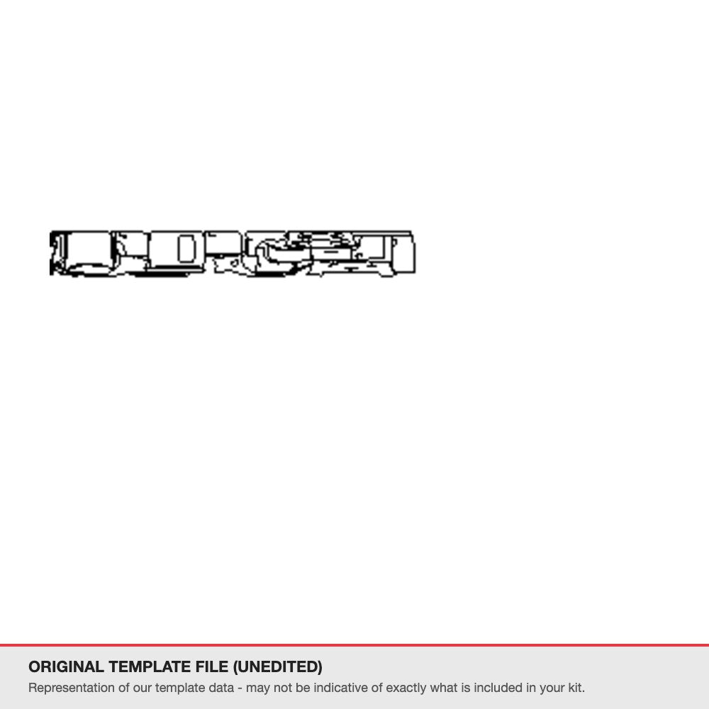 Chrysler 300C 2010-2012 original template file