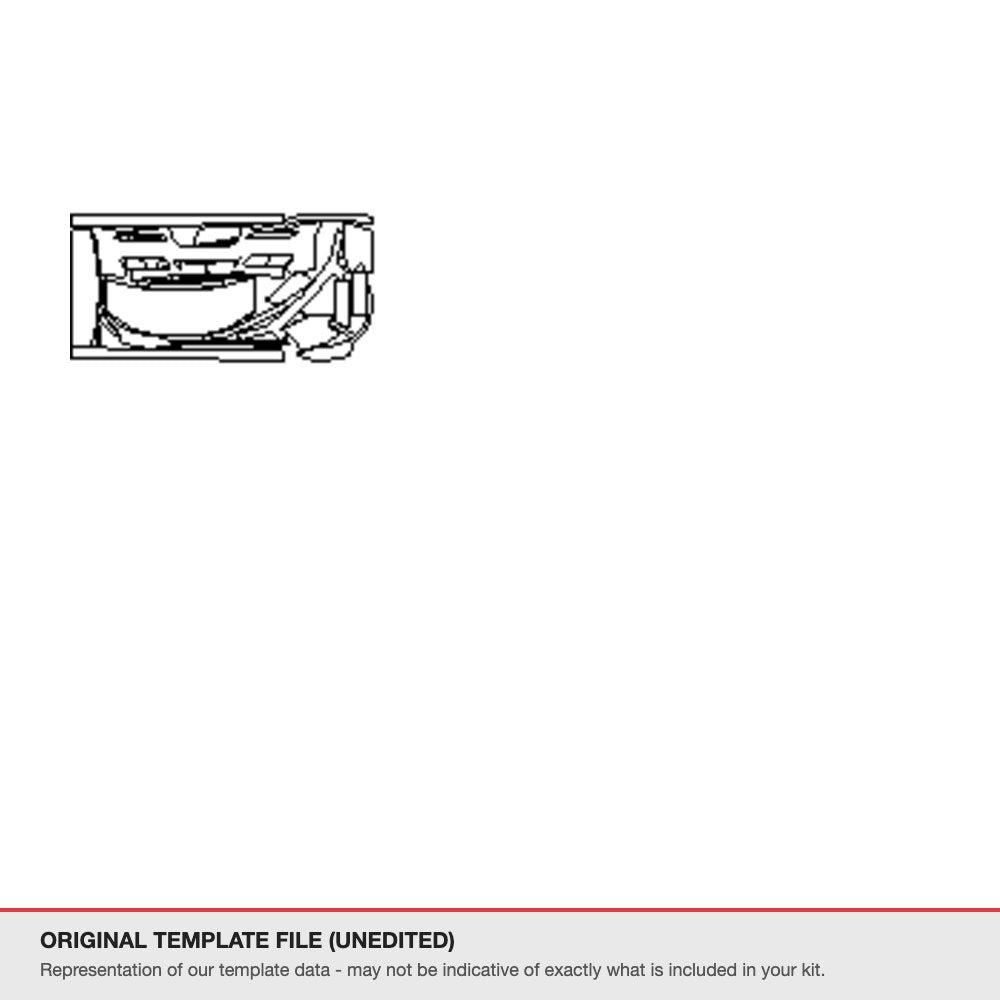 Chrysler 300C 2013-2020 original template file