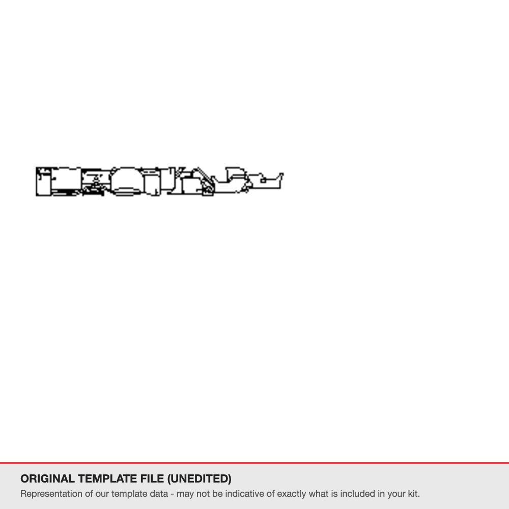 KGM Musso 2026+ original template file (template 2)