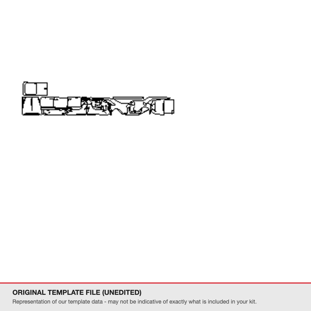 Rolls-Royce Ghost 2015 original template file (template 2)