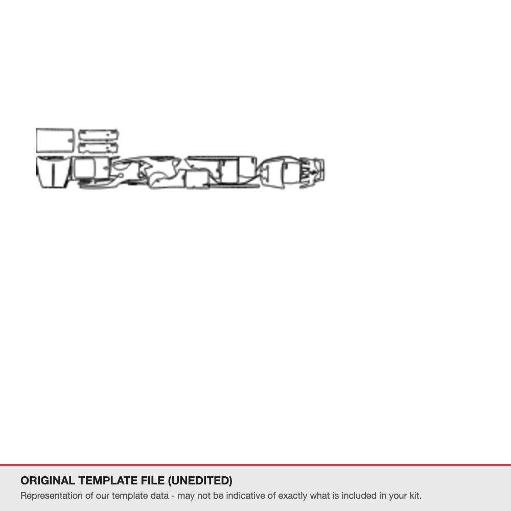 Rolls-Royce Ghost 2016-2017 original template file (template 2)