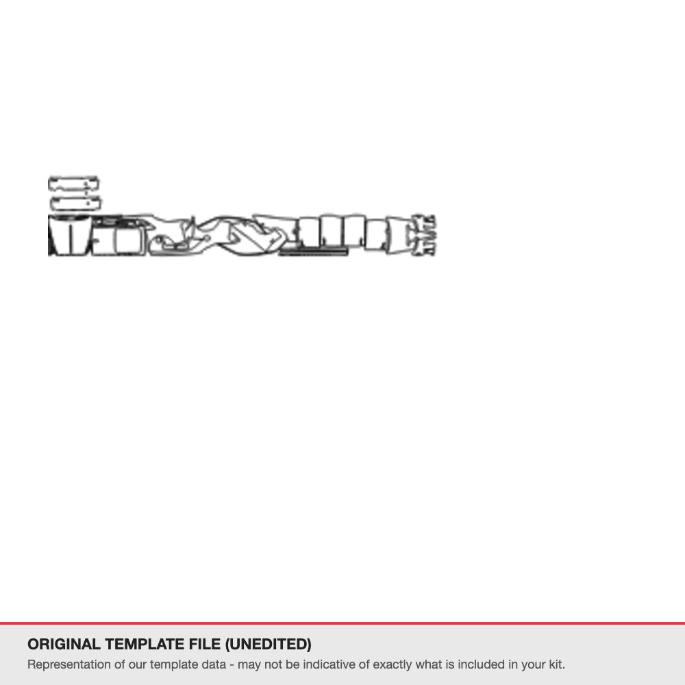 Rolls-Royce Ghost 2016-2017 original template file (template 1)