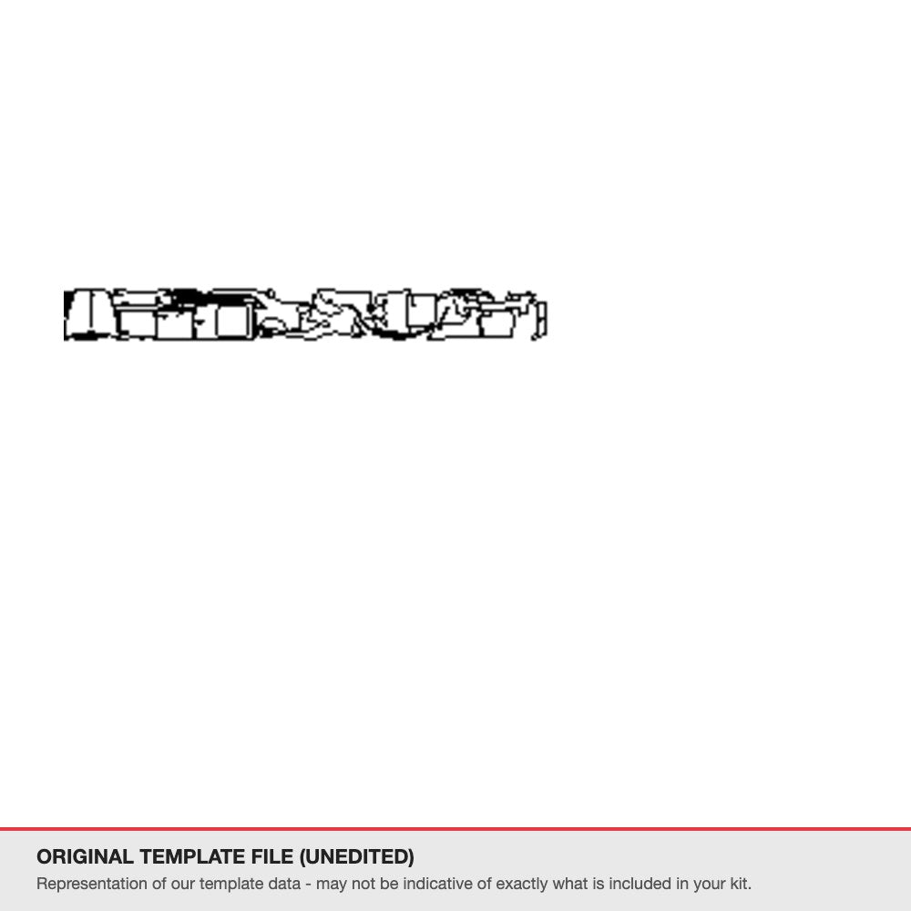 Rolls-Royce Ghost 2018-2020 original template file (template 2)