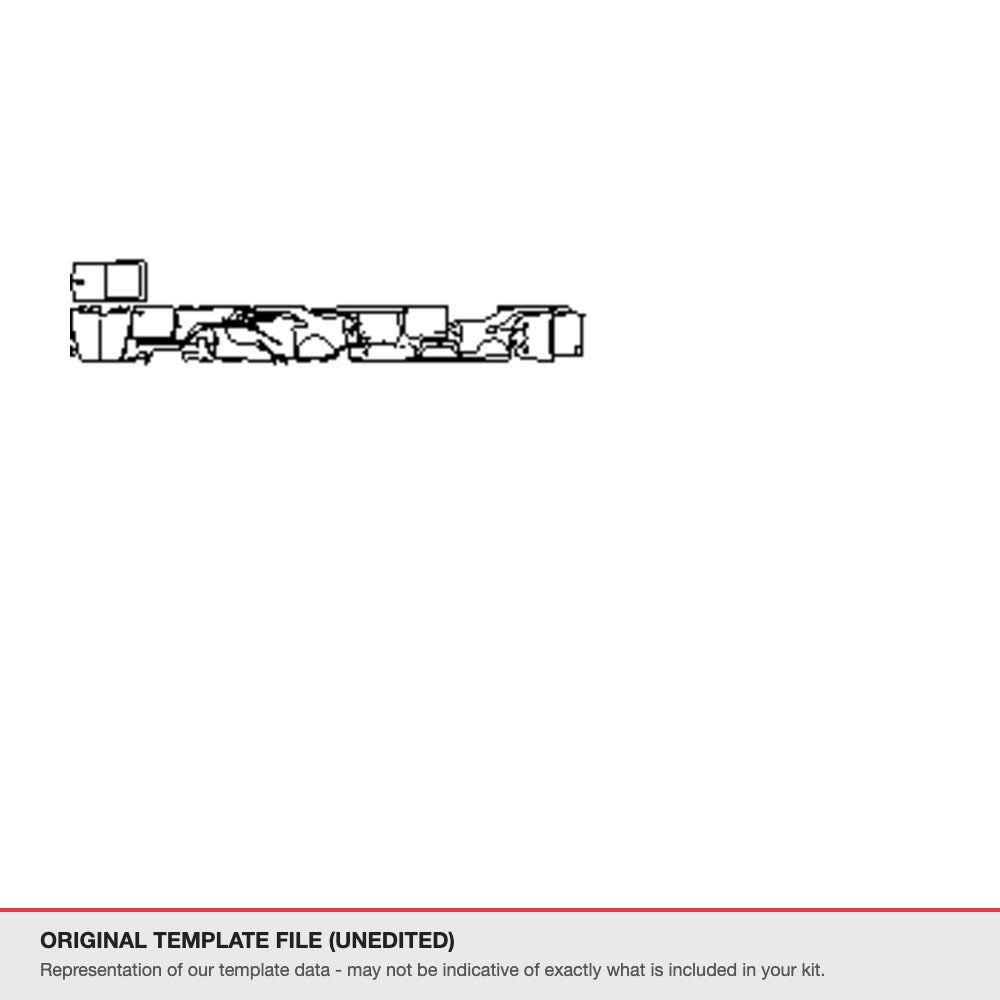 Rolls-Royce Ghost 2018-2020 original template file (template 1)