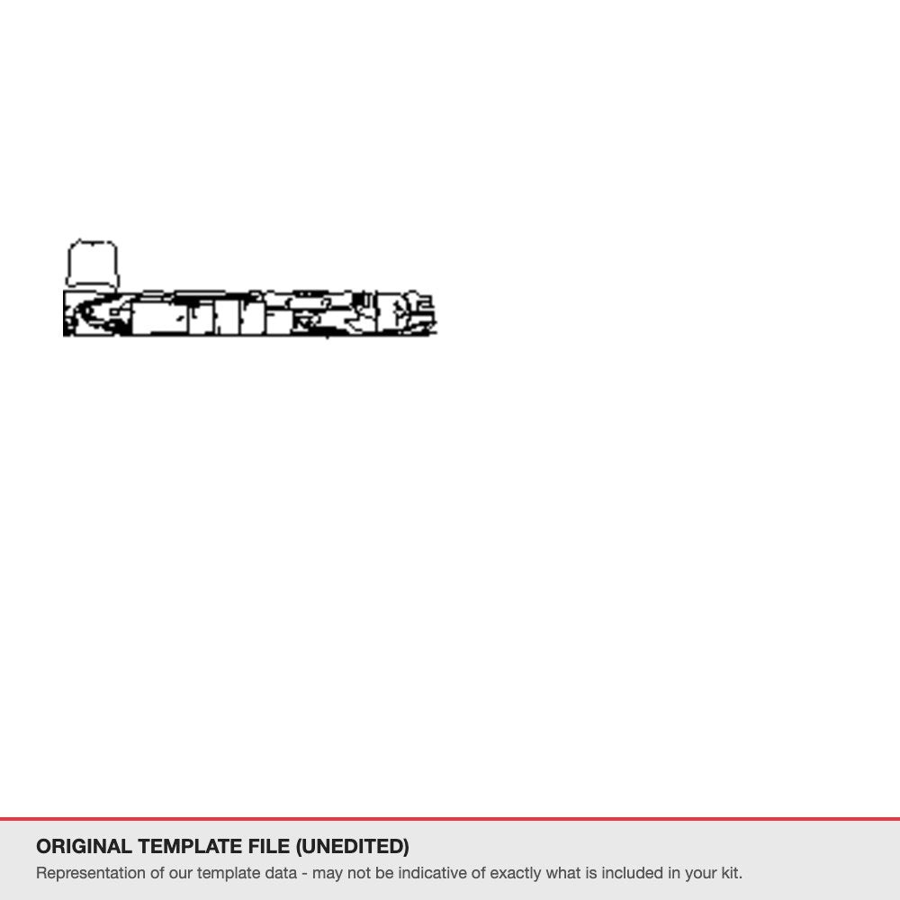 Rolls-Royce Ghost 2021-2024 original template file (template 2)
