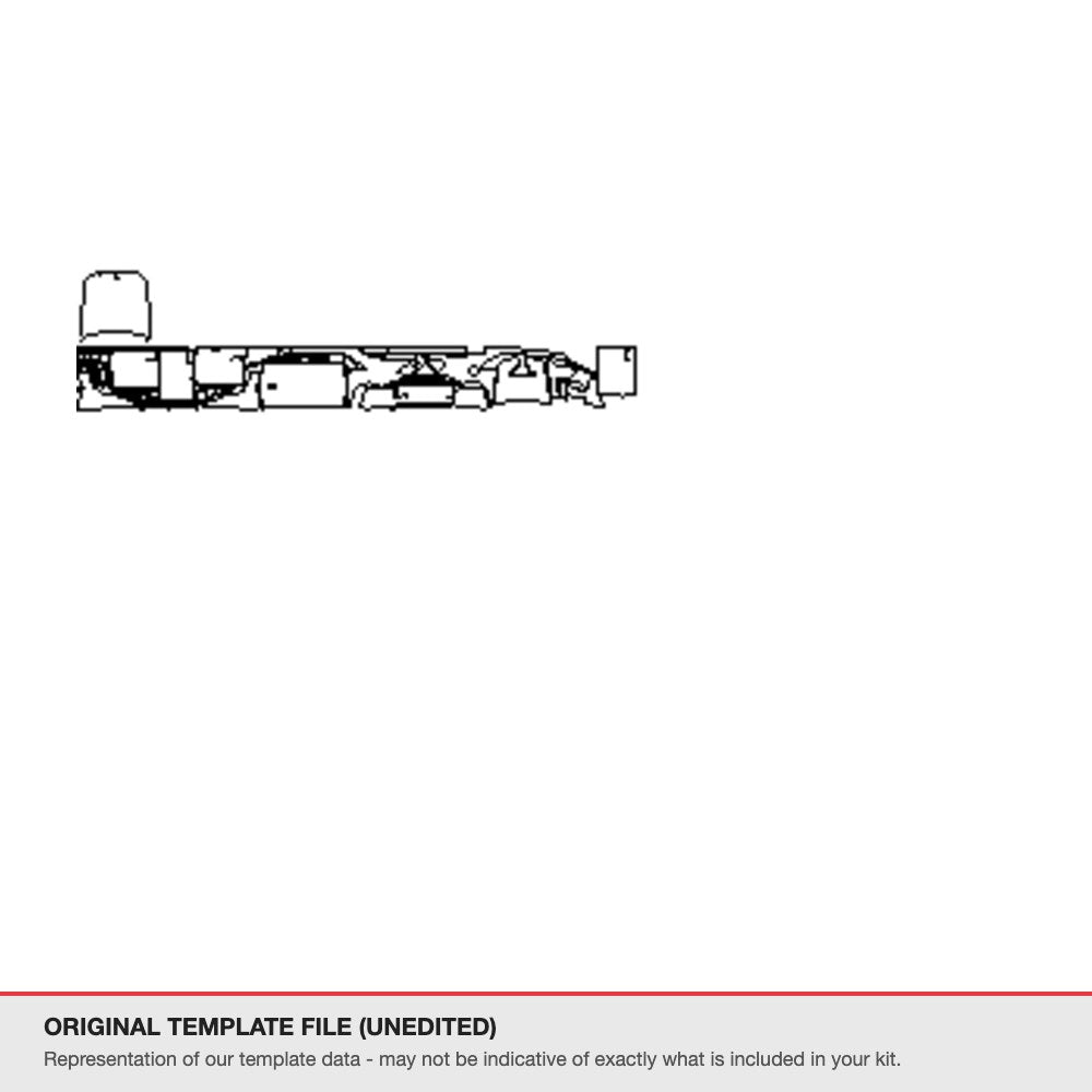 Rolls-Royce Ghost 2021-2024 original template file (template 1)