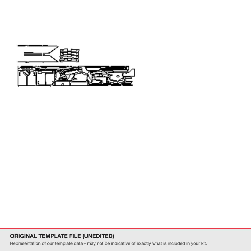 Land Rover Range Rover 2016-2017 original template file (template 2)