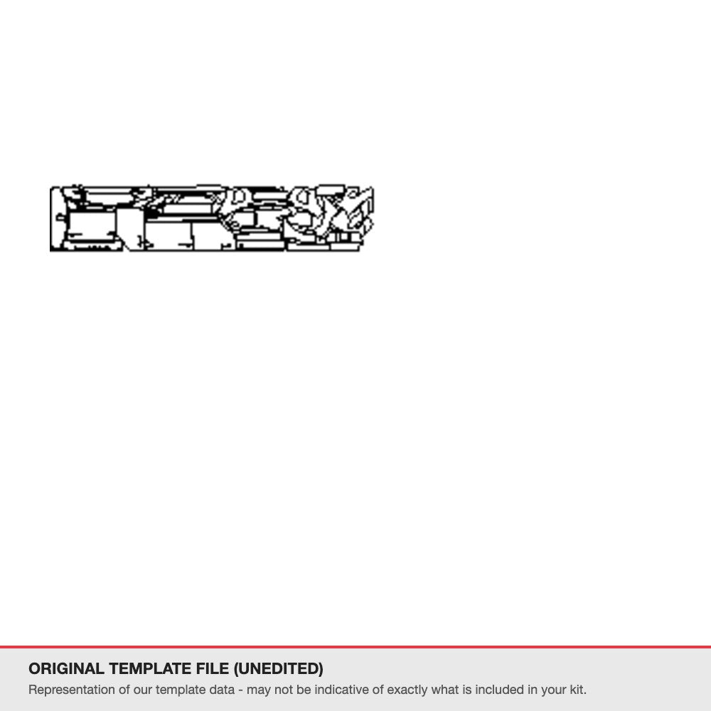 Land Rover Range Rover Evoque 2016 original template file (template 2)
